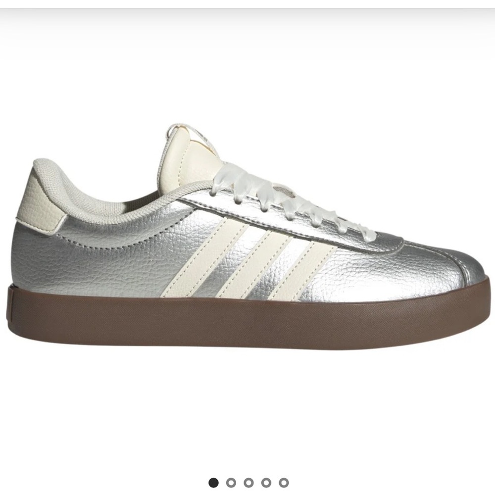 ADIDAS VL Court 3.0 Shoes Women’s Sneakers in Metallic Size 11 NEW NWOB